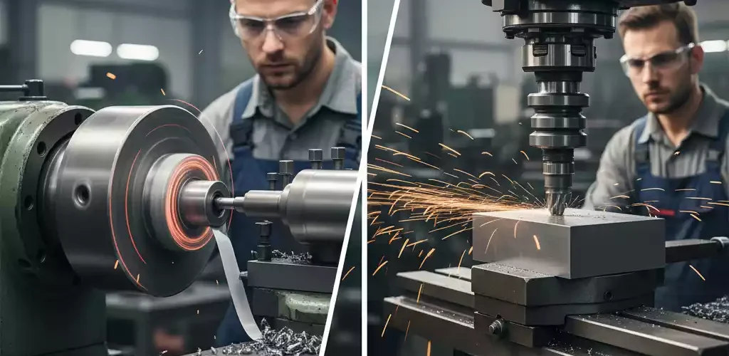 تفاوت دستگاه تراش و دستگاه فرز