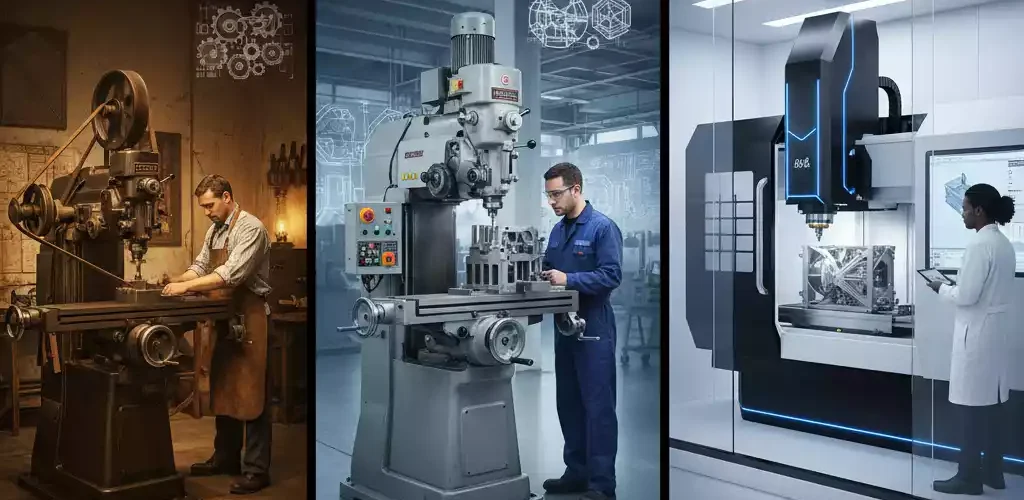 دستگاه فرز از گذشته تا به امروز