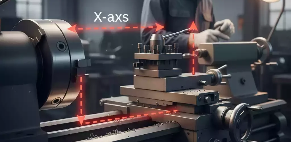 محورهای دستگاه تراش